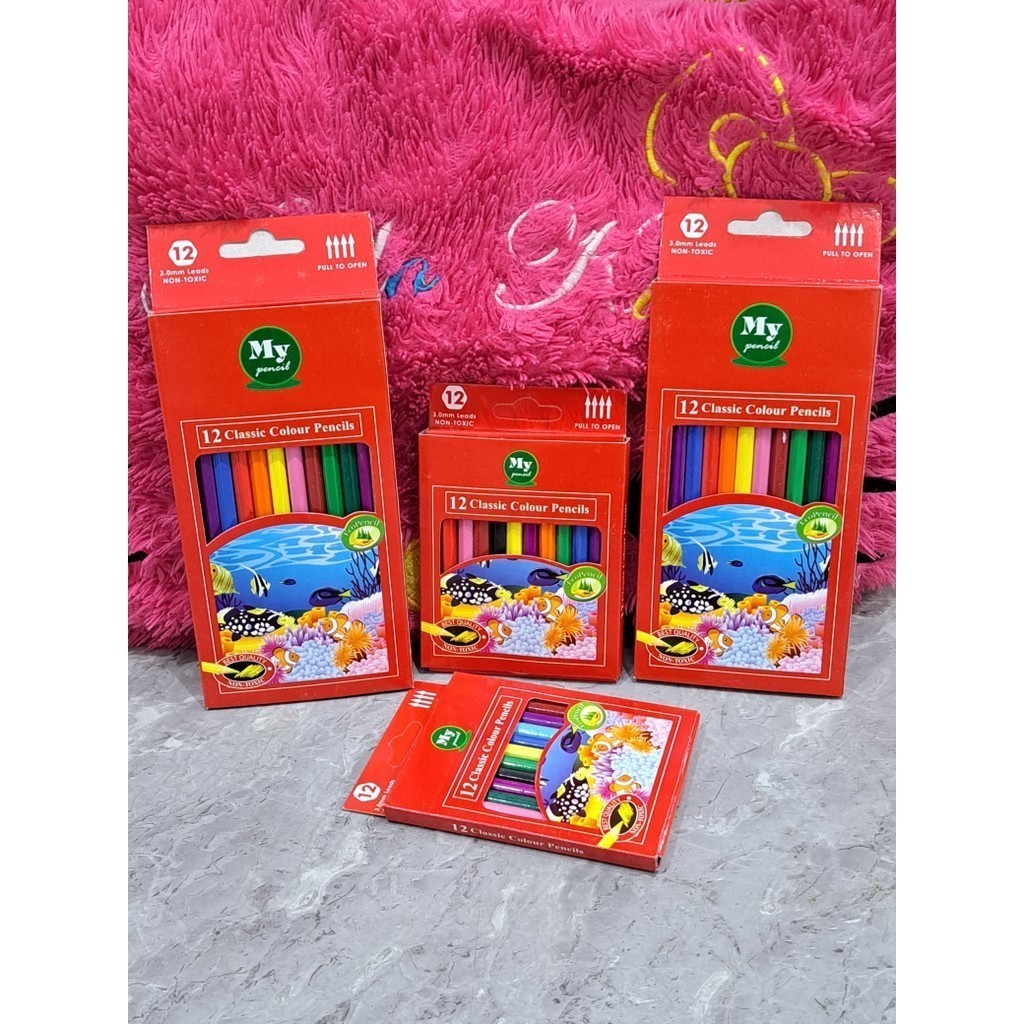 

Pensil Warna My Pencil Isi 12 Warna Coloring Set