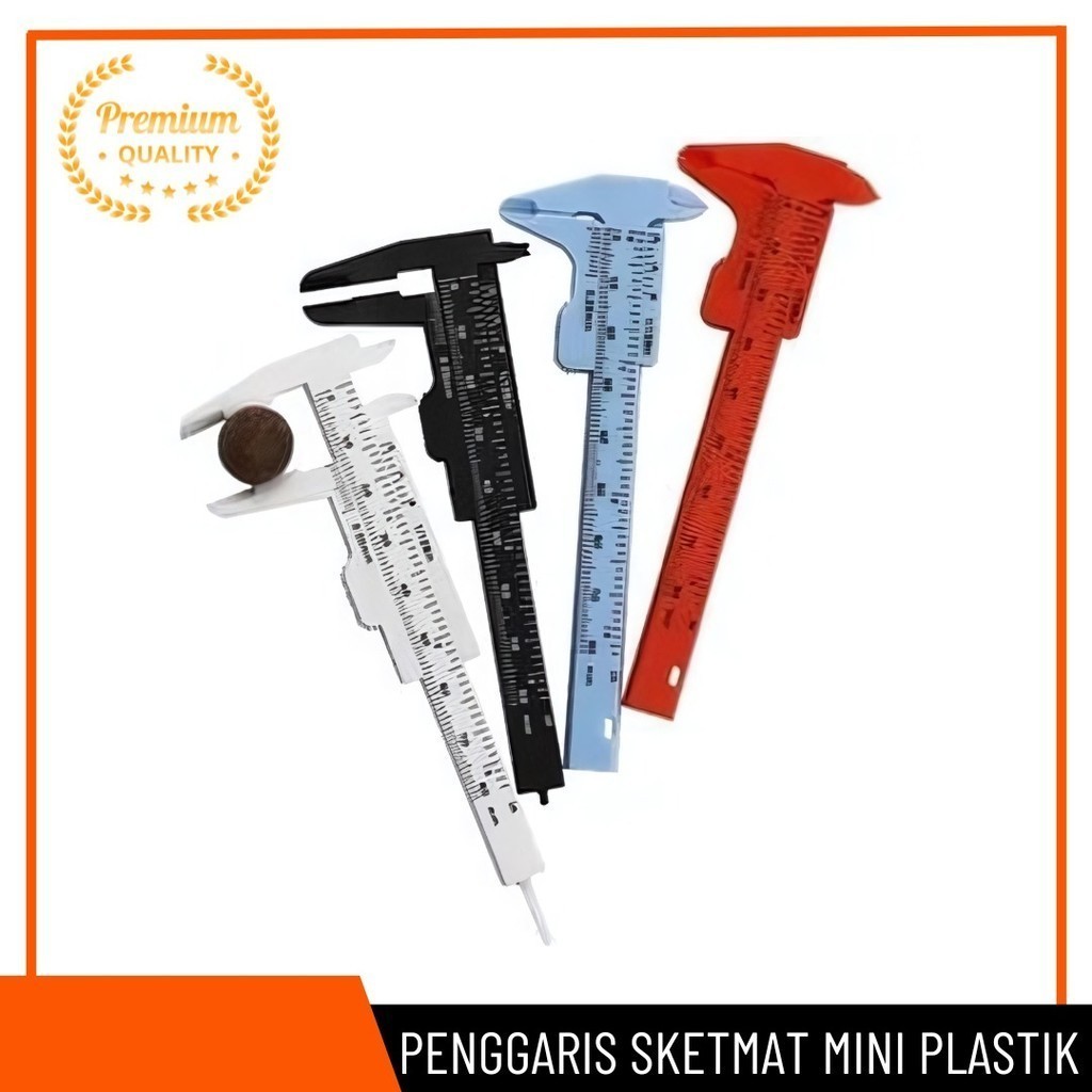 

Penggaris Sketmat Mini Jangka Sorong Sketmat Sigmat Vernier Caliper Liquid Ukur Penggaris Plastik PVC Sketmat 80mm Sigmat Jangka Sorong Alat Ukur Meteran Garisan Pengukur Diameter Derajat