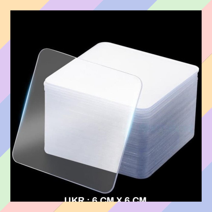 AL32 Double Tape Nano PAPAN Double Tape Bening Tebal 2 Sisi Double Perekat Kuat Dinding 10M3