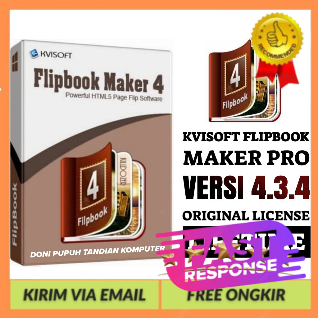 Kvisoft FlipBook Maker Pro 4.3.4 Original License Lifetime