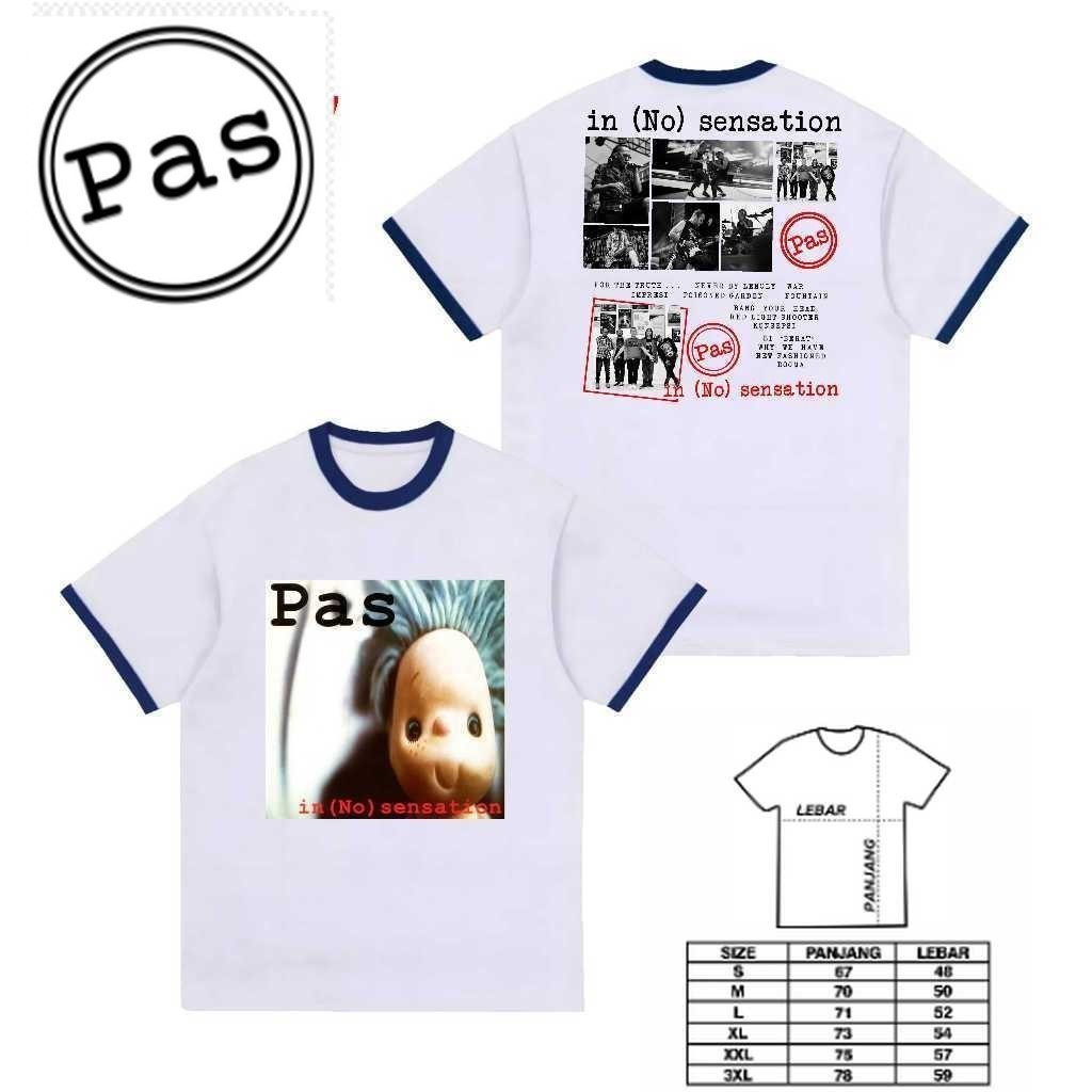 koas pendek PAS BAND 20 model terbaru distro - kaos pendek PAS BAND NO SENSATION original distro uni