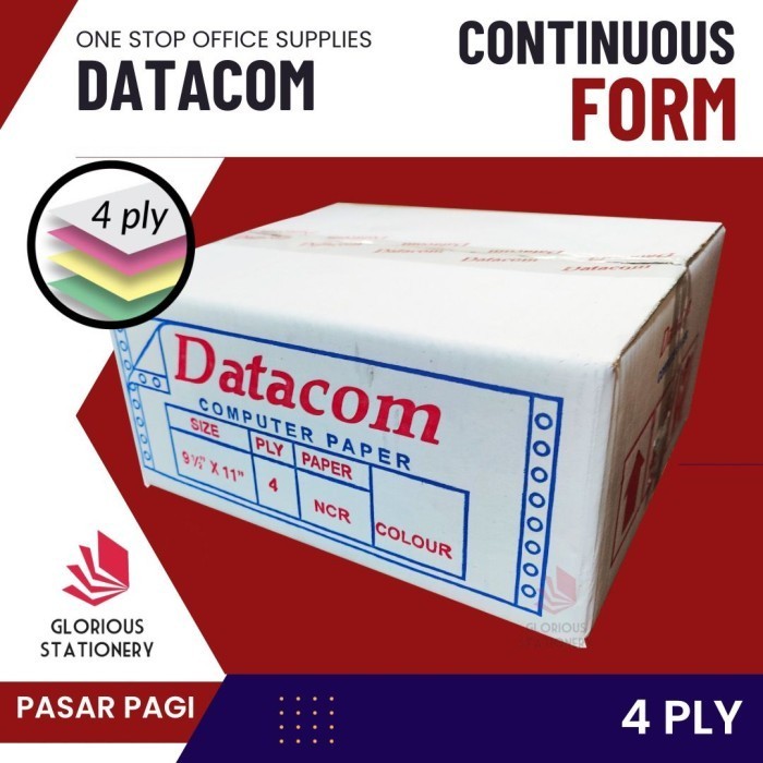 

promo ✨ -Kertas Continuous Form Datacom 9.5x11 4ply