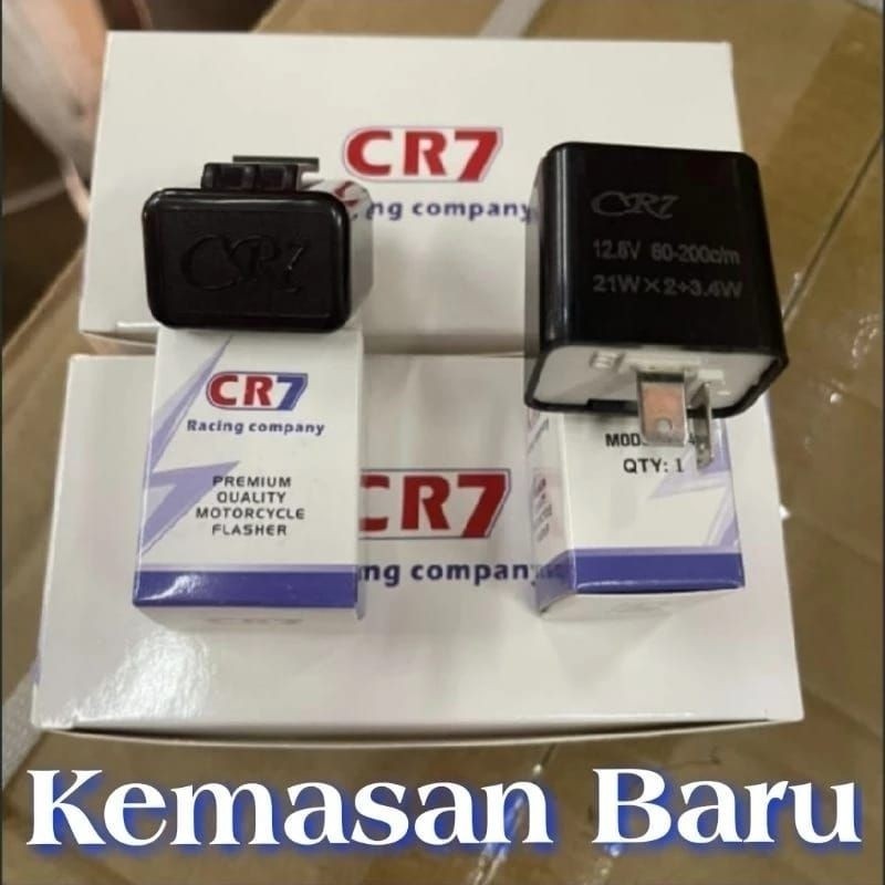 [ DELSER MOTOR ] FLASHER SEIN CR7 ORIGINAL 100% IMPORT RELAY STELAN KEDIP SEN SETELAN LAMPU SEIN KED