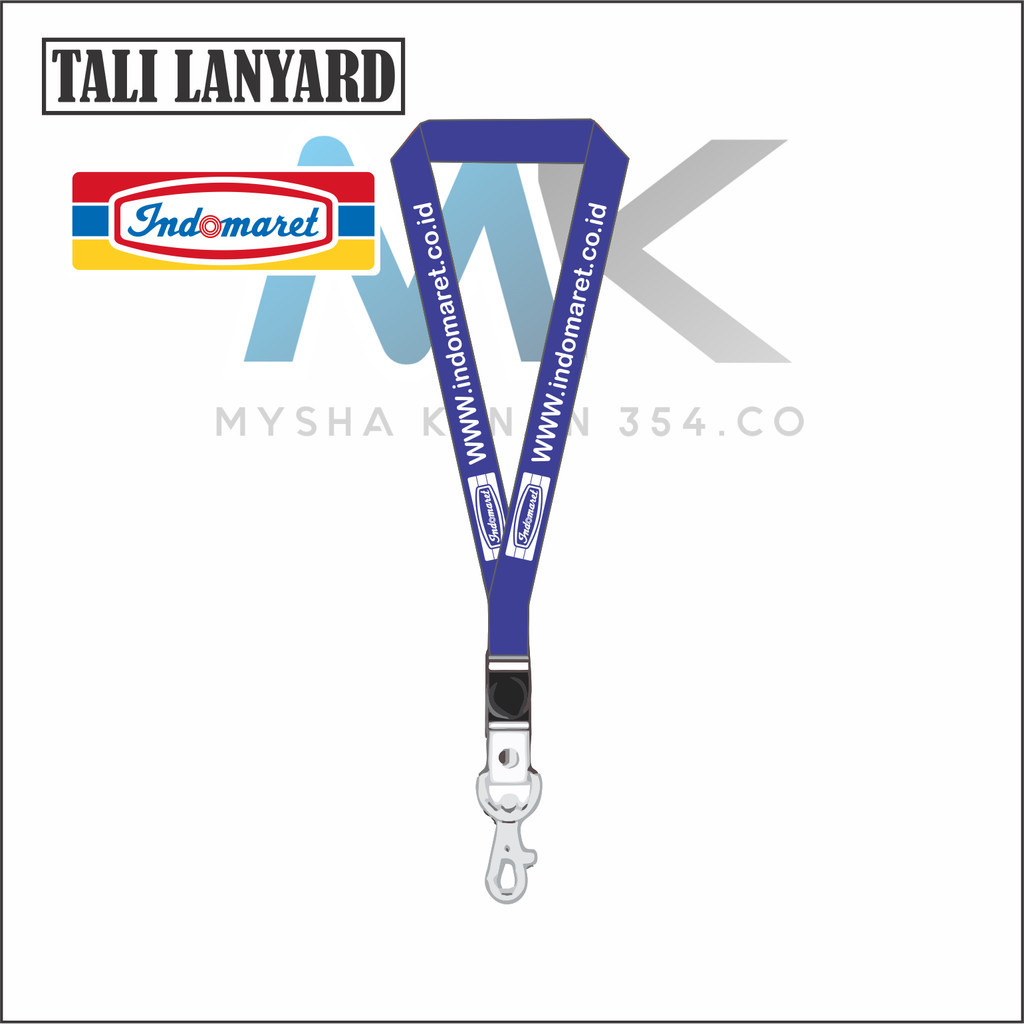 

TALI LANYARD INDOMARET LOGO - TALI ID CARD GANTUNGAN KUNCI INDOMARET GANTUNGAN FLASHDISK GANTUNGAN NAMETAG TALI LANYARD BEST SELLER COD
