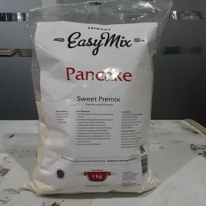 

TERJUAL Easymix Pancake 1kg Tepung Bumbu Ala jepang