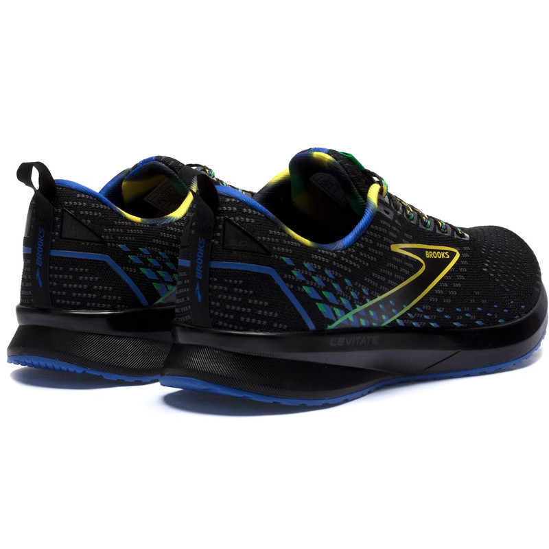 Brooks Trail Running Shoes Men Levitate 5 Outdoor Stretch Lightweight Breathable Marathon Running Sh