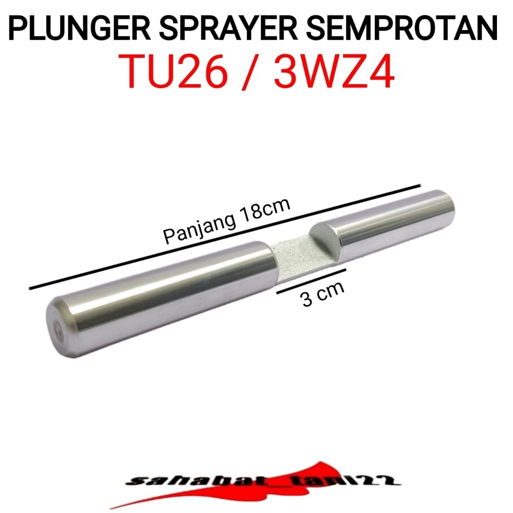 Plunger Piston TU26 Plunger Pump Mesin Semprotan Hama Plunger TU26 3WZ4 18cm