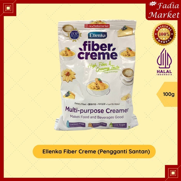 

Ellenka Fiber Creme (Pengganti Santan) 100g -