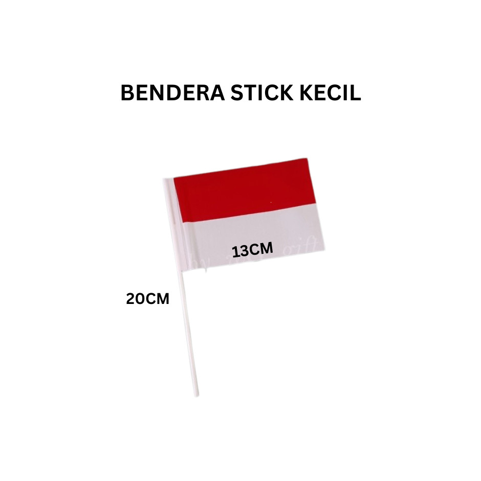 

BENDERA PlASTIK KECIL +STICK