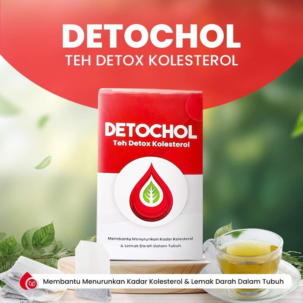 

Detochol Teh Detoks Menurunkan Kadar Kolesterol Gula Darah Alami Original Buang Racun Pembuluh Darah Produk Original