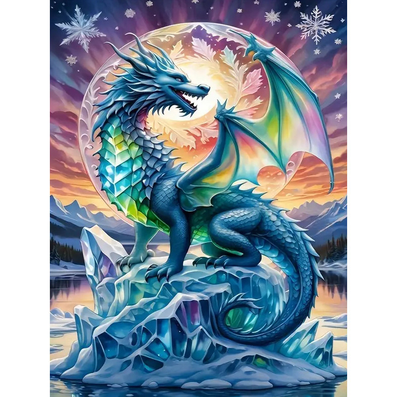 MomoArt New Arrival Diamond Embroidery Dinosaur Picture Rhinestones Painting Dragon Animal 5D DIY Mo