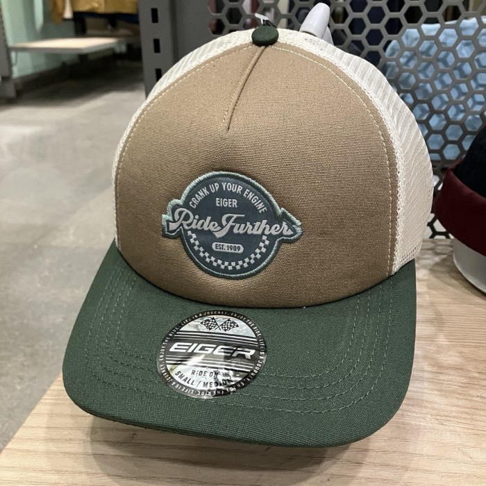 EIGER 1989 TOPI PRIA FREE RIDE CAPS - BROWN