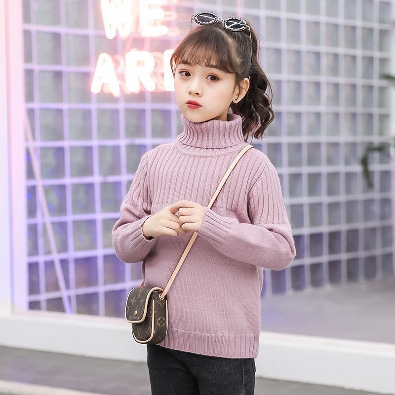 ELLA PREMIUM KIDS TURTLENECK KNIT SWEATER WINTER OUTFIT OUTERWEAR SWITER ANAK MUSIM DINGIN