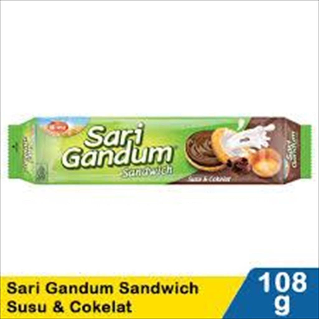 

ROMA Sari Gandum Susu Coklat Sandwich roma biskuit sari gandum COKELAT [108 gr]