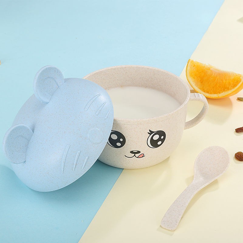 SET GELAS MANGKUK + SENDOK - MANGKUK BAYI - MANGKOK / MUG + TUTUP - SET TEMPAT MAKAN KARAKTER - TEMP