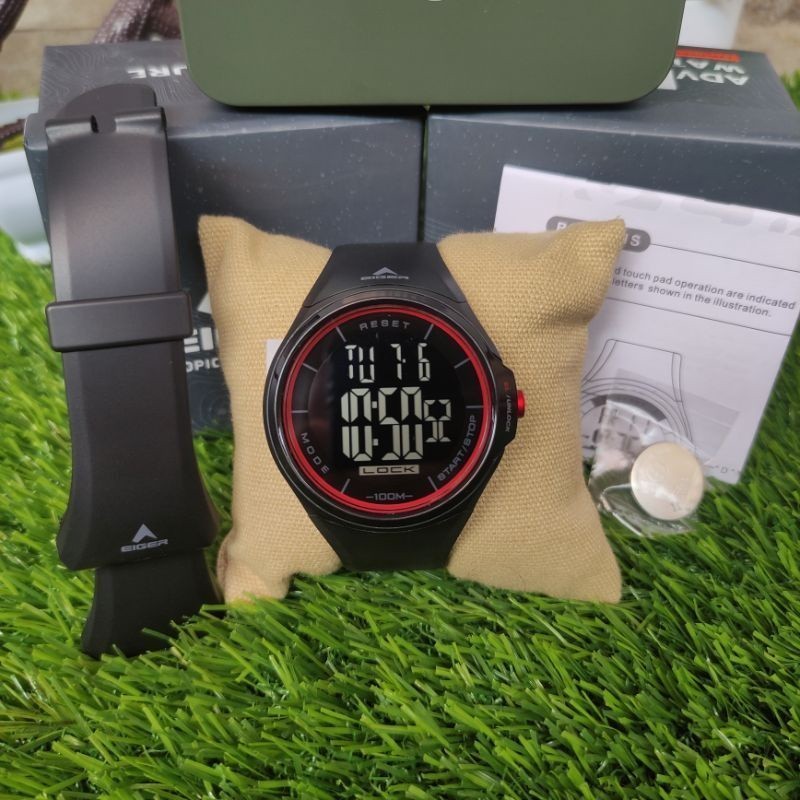 JAM TANGAN EIGE R TOUCH DIGI WATCH ORIGINAL