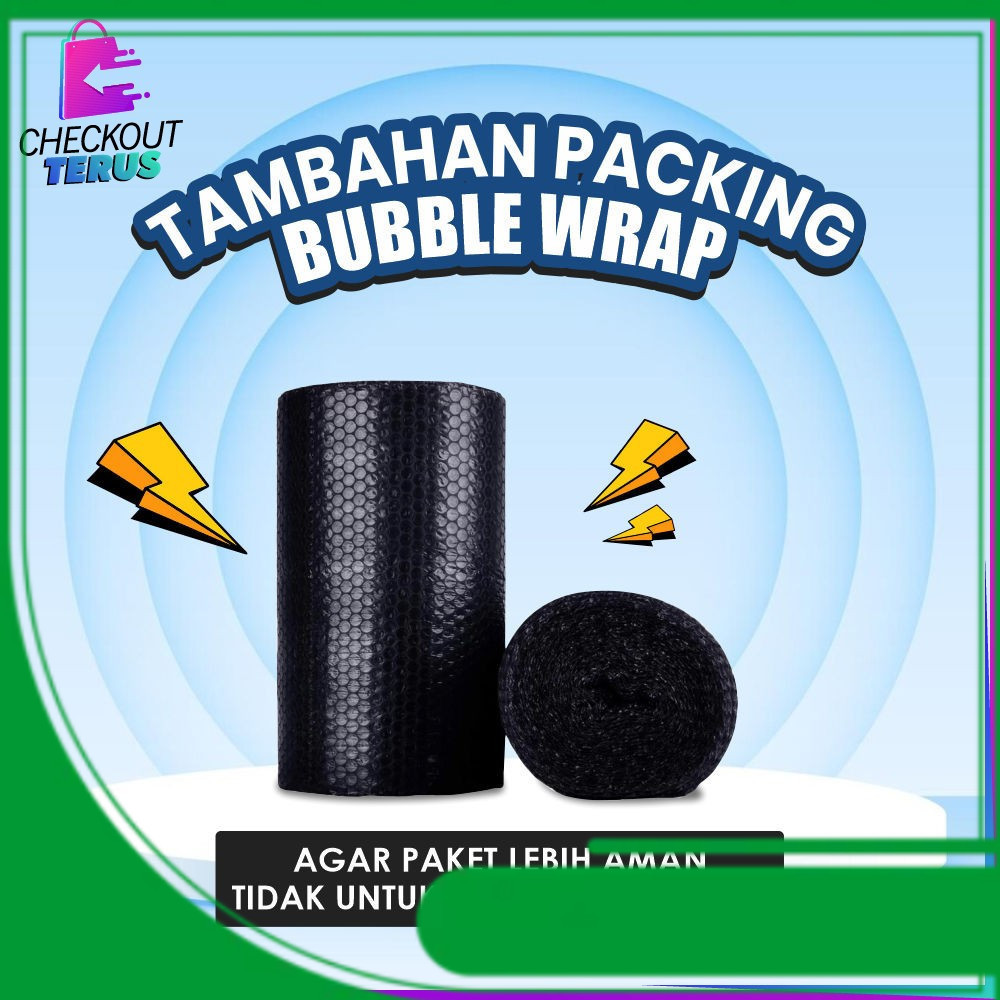 

Tambahan packing Bubble Wrap agar paket lebih aman dan safety