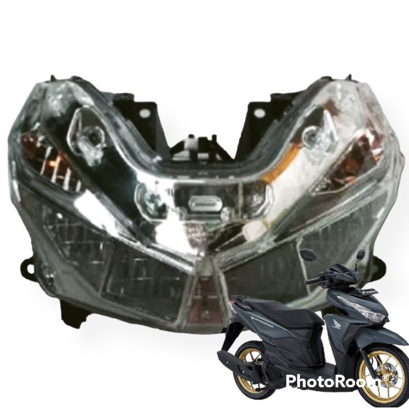 Kaca Mika Lampu Depan Vario 125 150 LED 2015 2017