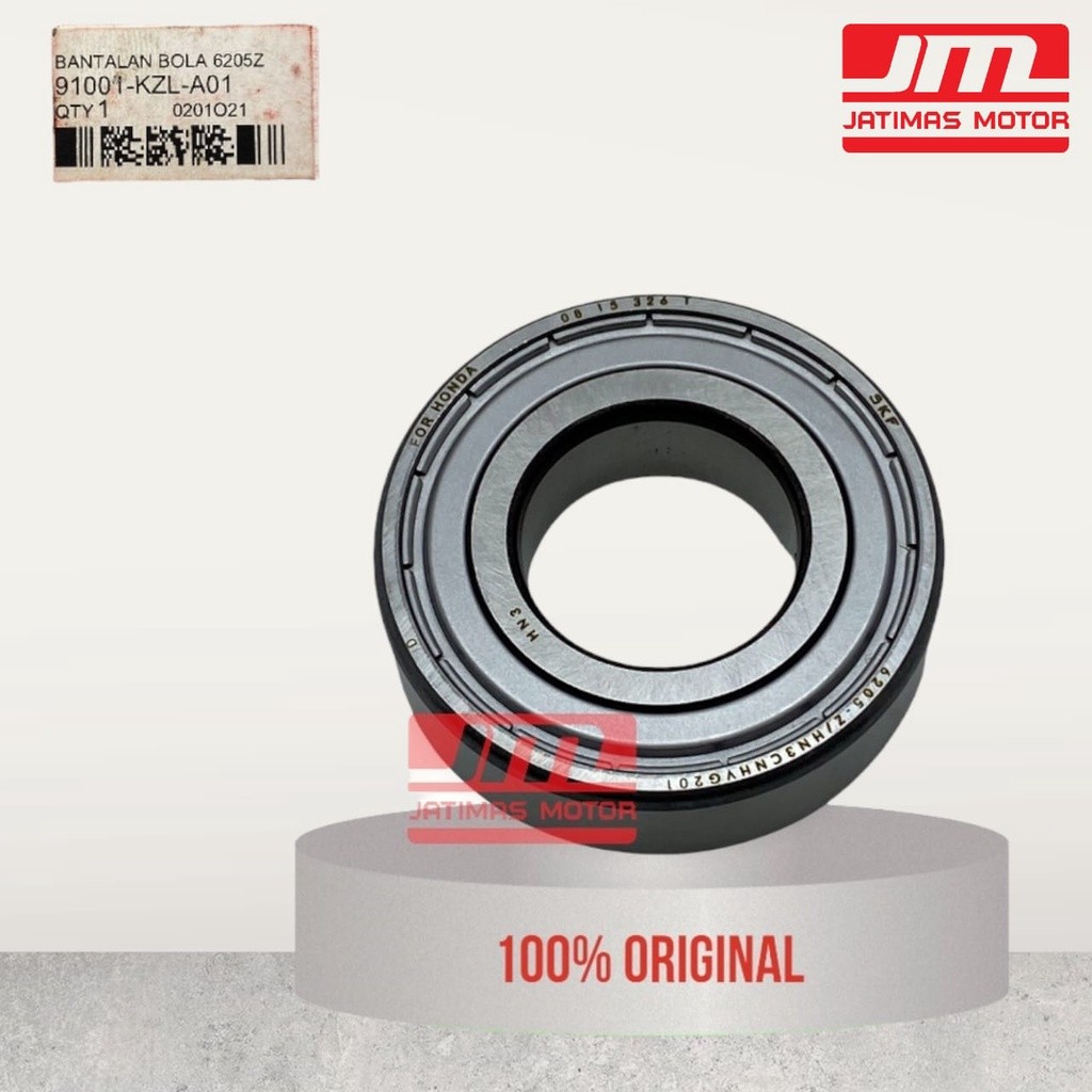 91001-KZL-A01 Laher bearing kruk as 6205Z kanan beat scoopy spacy karbu vario 110 fi ORI AHM