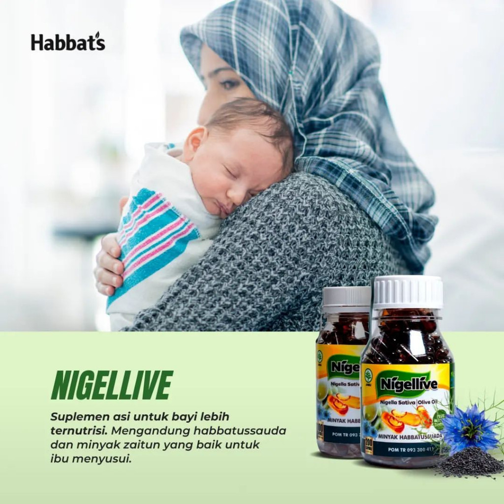 habbatussauda nigellive oil 200/100 kapsul