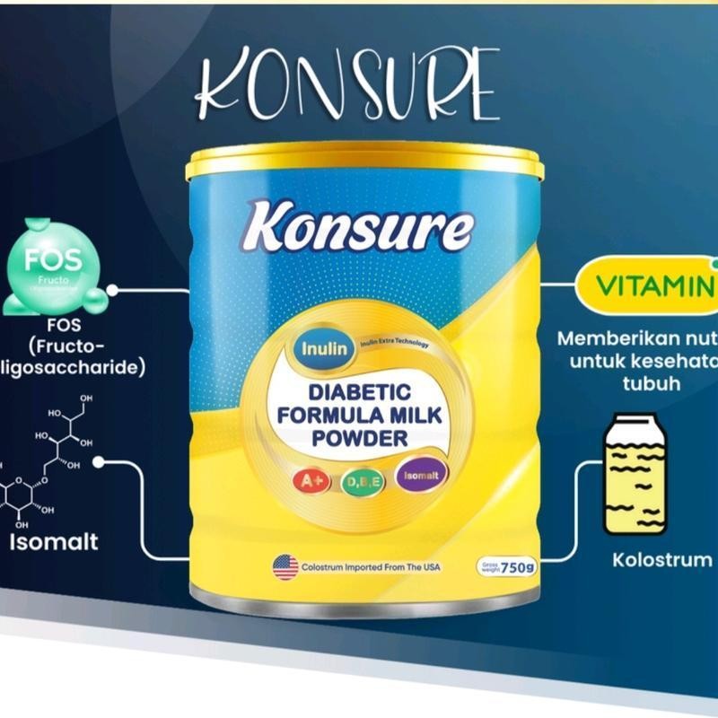 

Konsure Susu Diabetes Halal 500gram