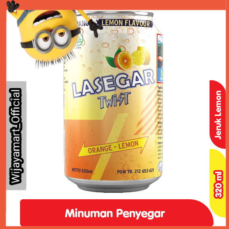 

Lasegar Twist Minuman Penyegar Jeruk Lemon 320 ml