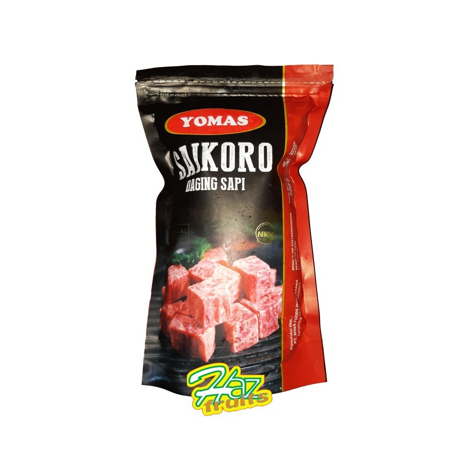 

Yomas Saikoro Beef | Saikoro Daging Sapi 500 Gram