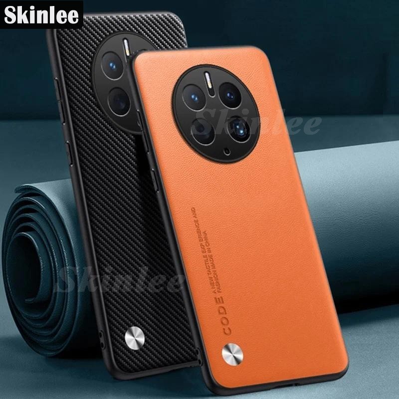 Casing Huawei Mate 50 Pro Carbon Fibre Leather Silicone Protection Phone Cover For Huawei Mate 50 RS