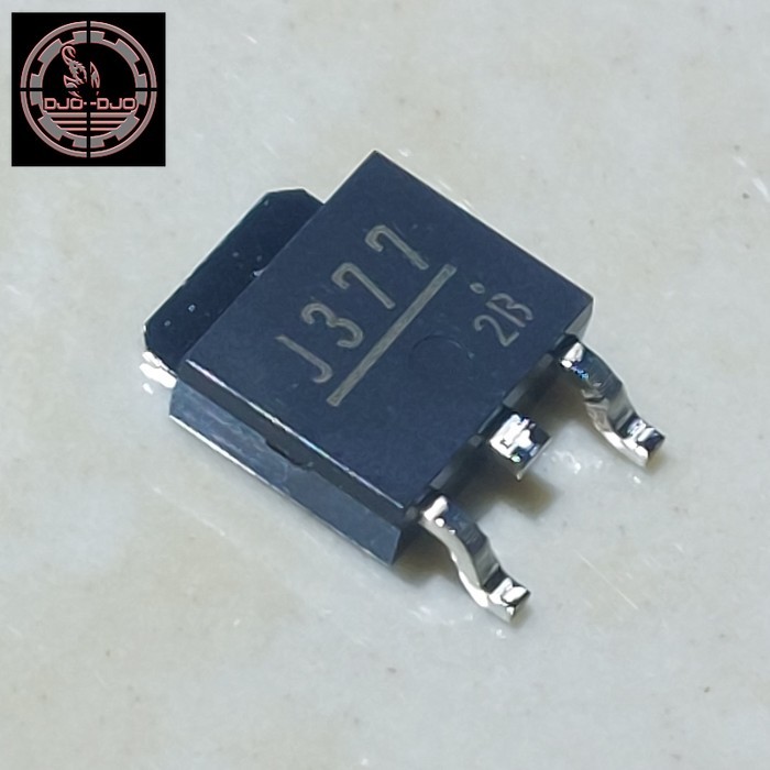 J377 To-252 SMD 2SJ377 2SJ 377 Toshiba Mosfet Driver P-Channel 5A 60V CPU Otomotif Mobil Car Transis