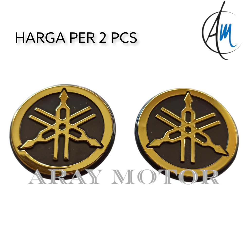 Emblem yamaha garputala atau logo tangki rx king gold atau blem garputala rx king