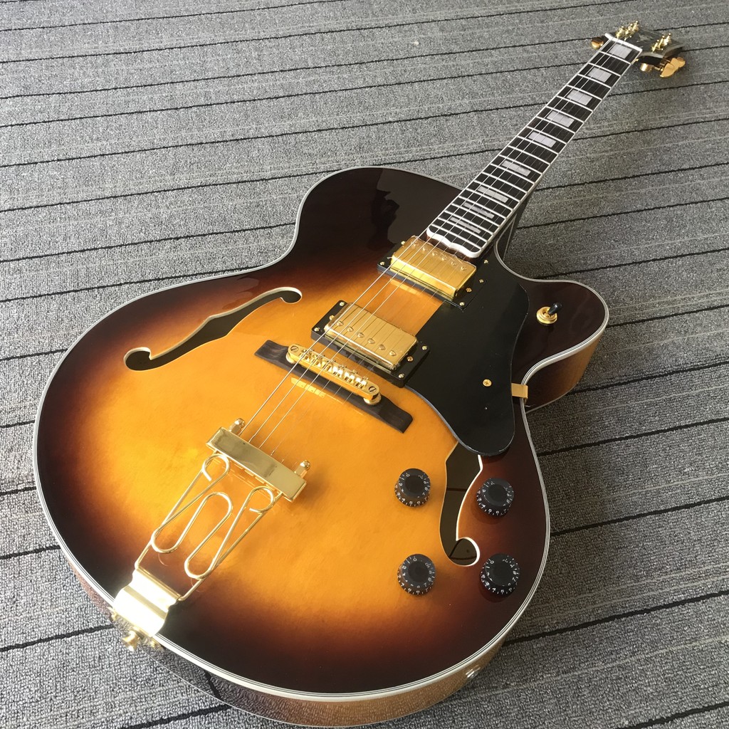 Custom L5 Model;Golden Hardware;Ebony Fretboard;Free Shipping