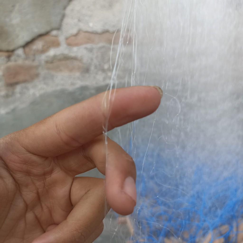 Jaring ikan 2 Jari Tinggi 1.3 meter Siap Pakai