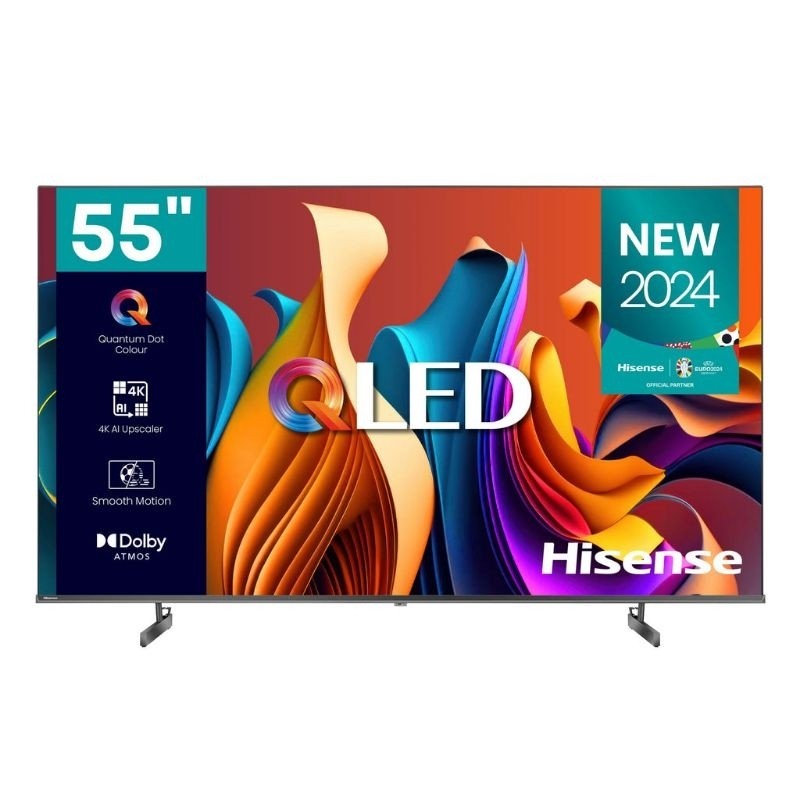 TV HISENSE QLED 55 INCH / 55" 4K UHD SMART GOOGLE TV HDR DOLBY
