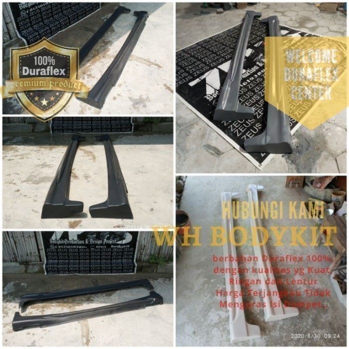 Side Skirt honda jazz GD3 2004 2005 2006 2007 2008 Mugen RS VC2