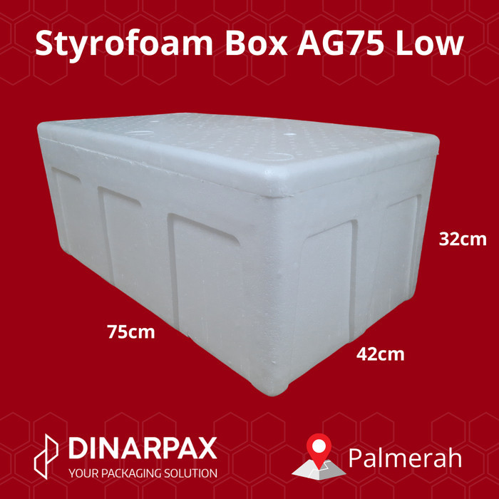 Styrofoam Box Besar AG 75 Low Density / Styrofoam DinarBox / Box AG75