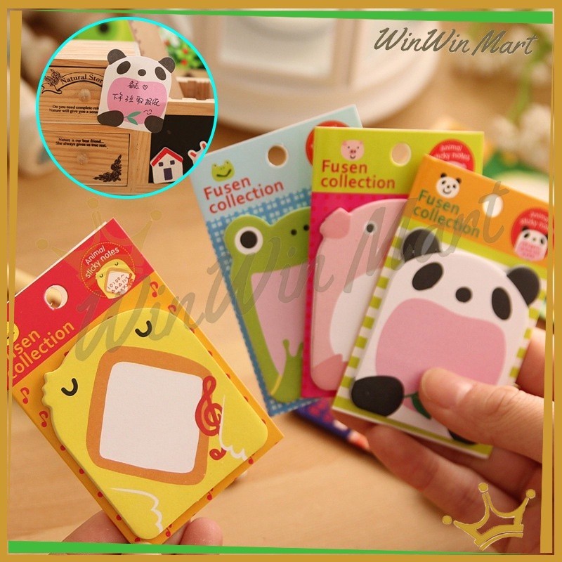 

Sticky Notes Motif Binatang/Catatan Memo Note Karakter Animal/Sticky Notes Animal