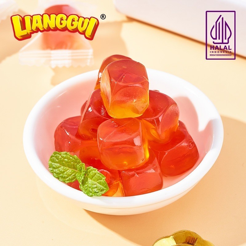 

[Permen kupas halal]HALAL LIANGGUI Suprise Candy 3 Varian Rasa | Mango Flavoured Candy Grape and Strawberry Fudge Mangga Anggur Jelly | Jelly Varian Rasa Permen yang enak