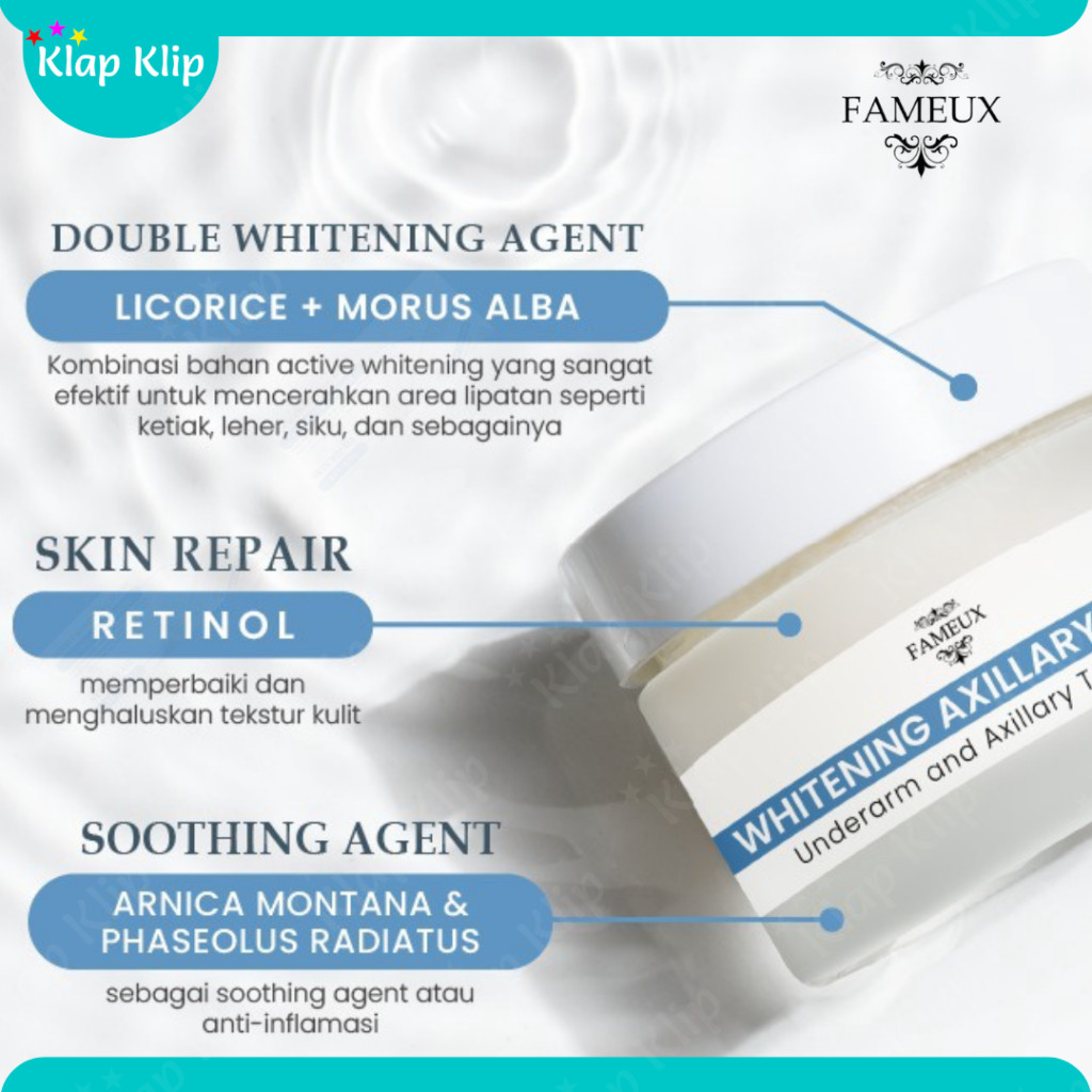 FAMEUX WHITENING AXILLARY CREAM 10 GR