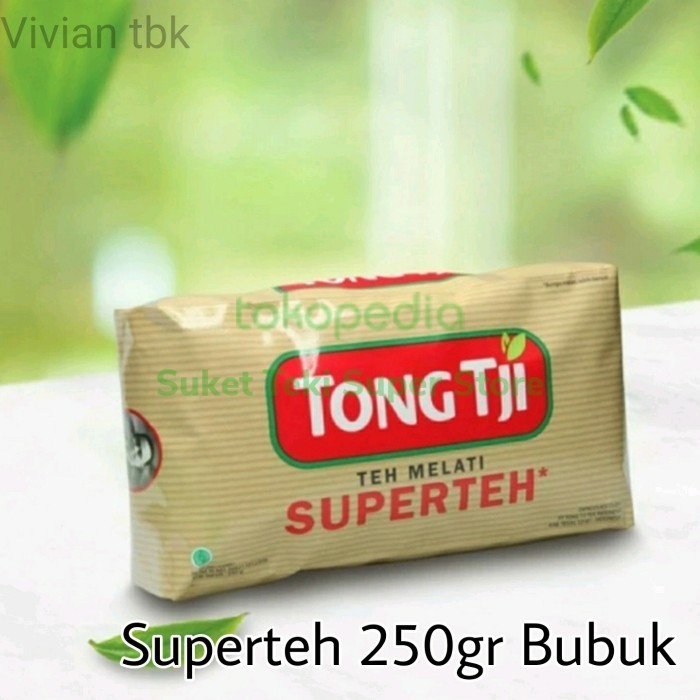 

vv Tong Tji Super Teh Melati 250gr Bubuk Harum