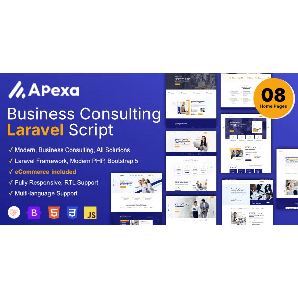 APEXA - MULTI-PURPOSE BUSINESS CONSULTING LARAVEL SCRIPT CMS LARAVEL [ORIGINAL] BUAT WEB BIKIN WEB