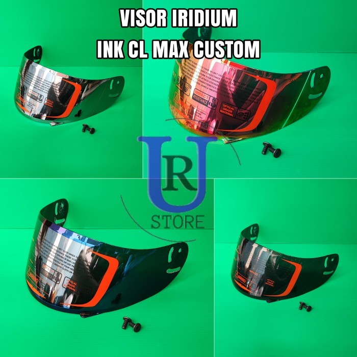 VISOR IRIDIUM HELM INK CL MAX / FLAT VISOR IRIDIUM INK CL MAX CUSTOM