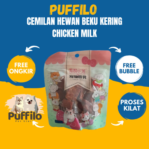 

CEMILAN HEWAN PELIHARAAN BEKU KERING ANJING DAN KUCING CHIKEN MILK