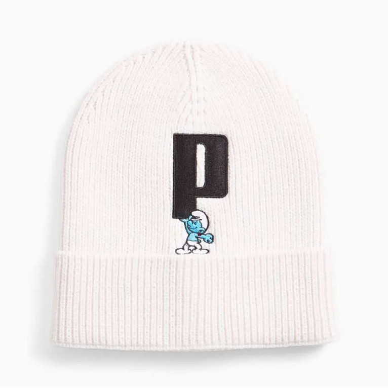 Topi AH23*PUMA x THE SMURFS Beanie Warm White 024928 02