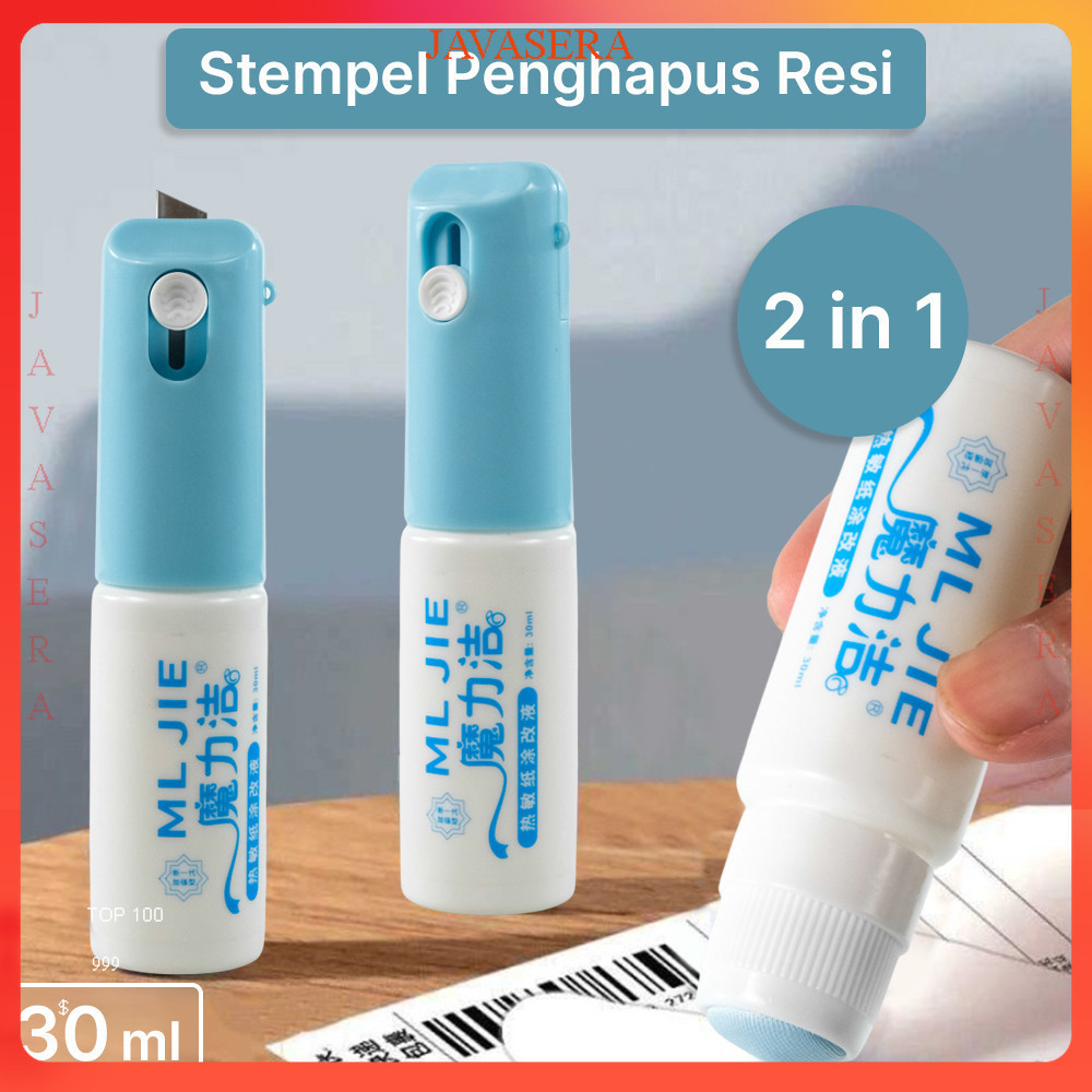 

ML JIE Stempel Penghapus Resi 2 in 1 Cutter Pembuka Paket - 7RHK47BL