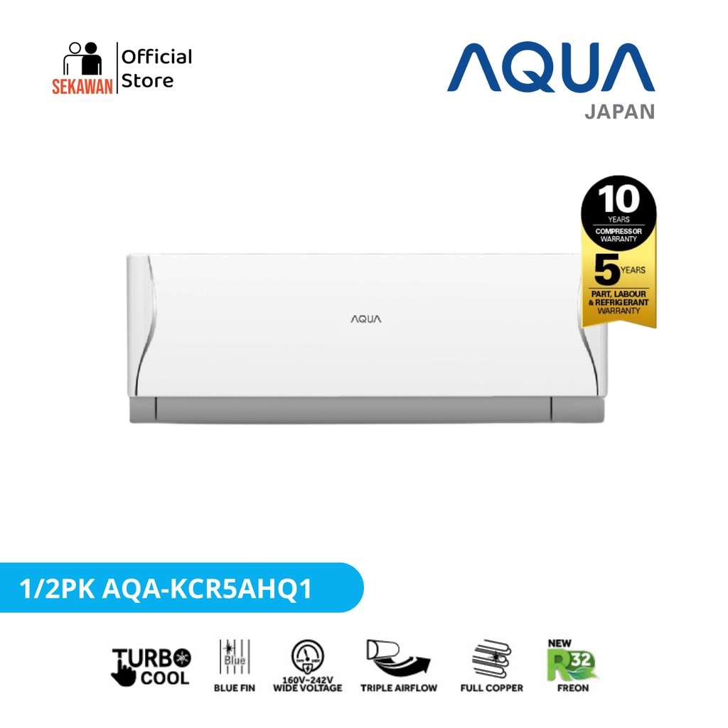 AQUA Ac 1/2 pk AQA-KCR5AHQ1/ AQA-KCR5FQDL