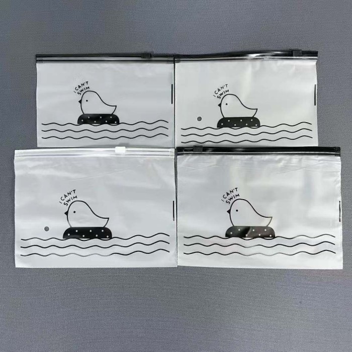 

Zipper Travel Pouch Bag Kantong Plastik Ziplock Organizer Zip Lock Lucu Chiki 12*8