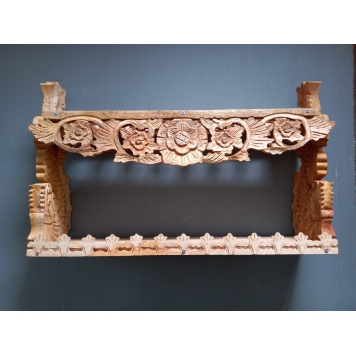 Jagrak tempel dinding ukir naga FJ533