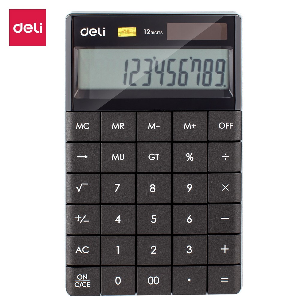

Deli | Kalkulator Fancy (Fancy Desktop Calculator) | 12 digit | 1589