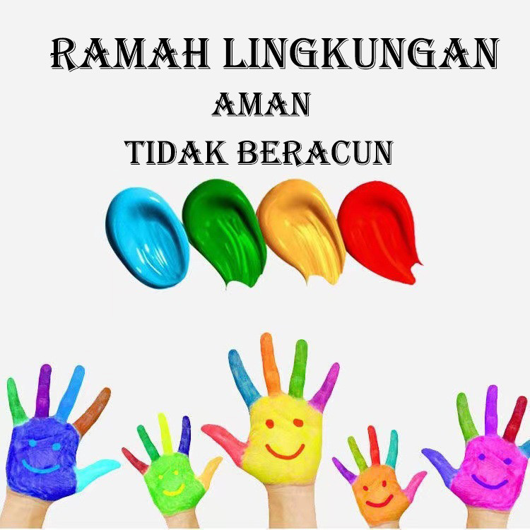 

bib CAT AKRILIK NON TOXIC FINGER PAINT SET 6, 12 DAN 24 WARNA ISI 50ML PERBOTOL FREE KUAS, PALET DAN
