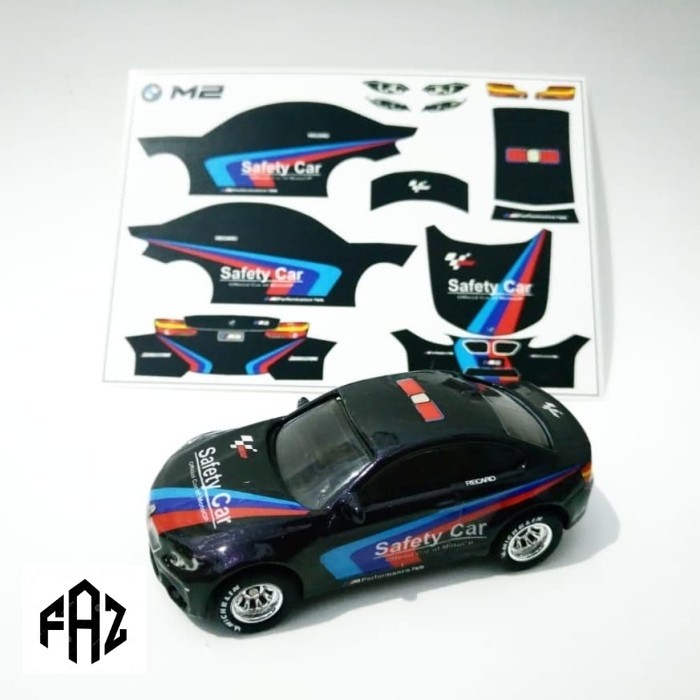 Decal  Diecast hotwheels bmw m2 safetycar